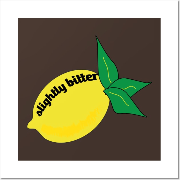 Slightly bitter sour lemon Wall Art by 4wardlabel